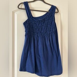 RXB Vintage Blue Sleeveless Women's Cotton Top Sz L. Used.